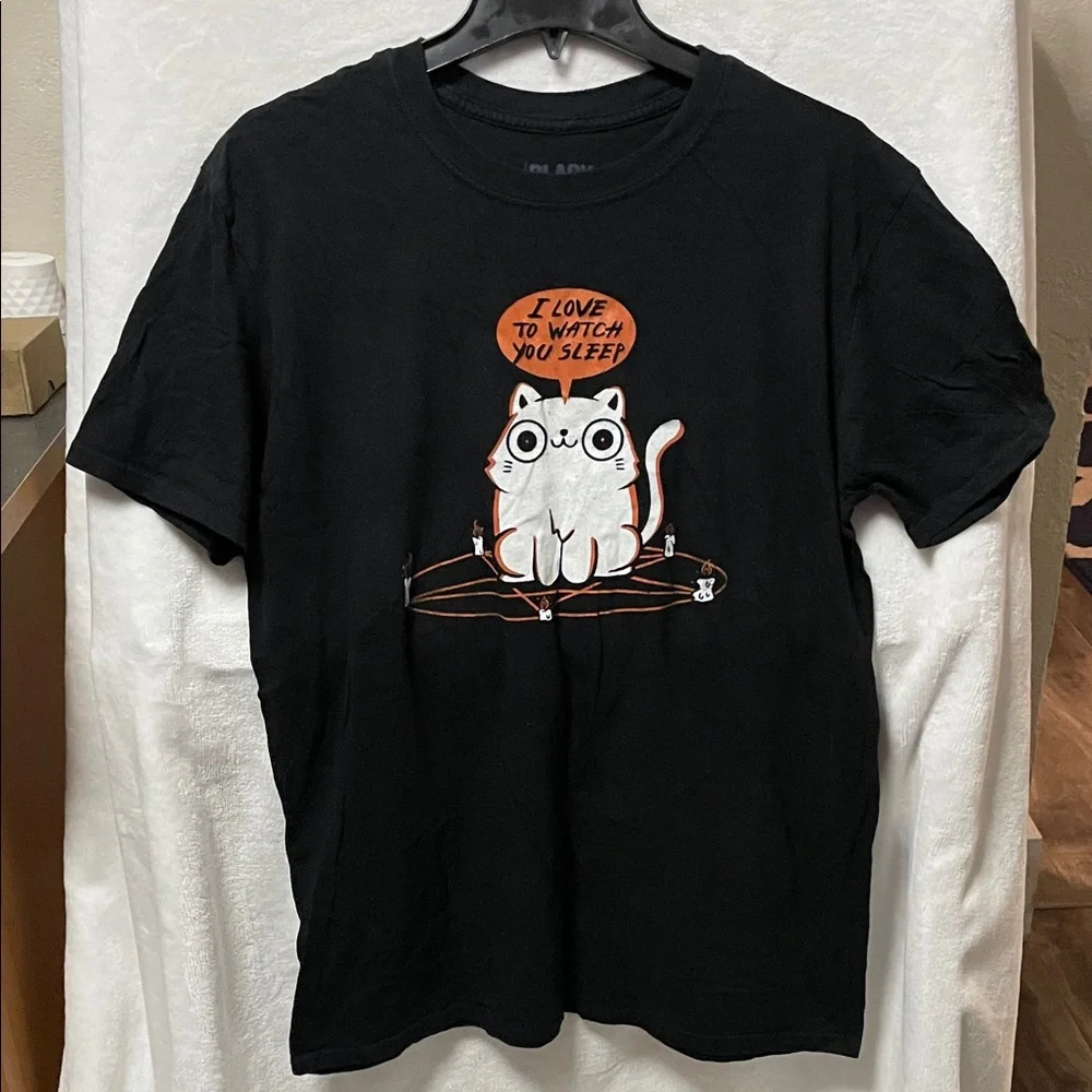 Black Matter Black Cat Graphic T-Shirt Men’s Size L